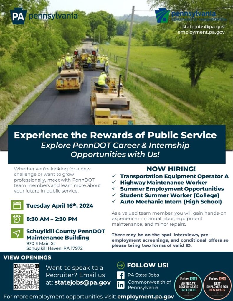 PennDOT Job Fair Senator Argall