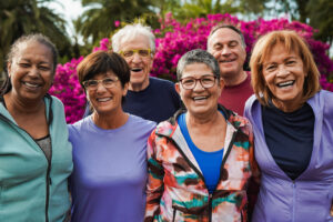 group of senior citizens