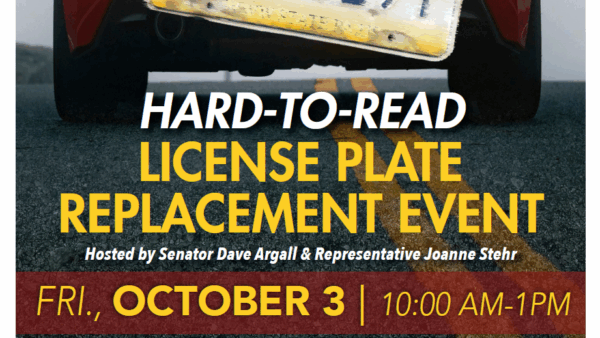 October 3: License Plate Replacement Event in Tower City