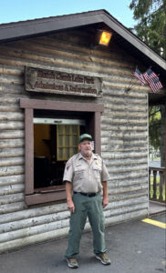A picture of Weatherly Borough Council Member Joe Cyburt at Mauch Chunk Lake Park.