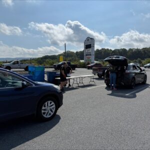 Electronics Recycling event.