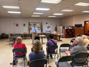 A photo at a recent town hall meeting in Girardville with Sen. Argall and Rep. Tim Twardzik.