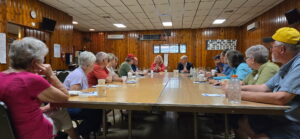 A photo at a recent town hall meeting in Tower City with Sen. Argall and Rep. JoAnne Stehr.
