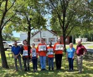 A picture of Sen. Argall at the Carbon County Office of Vocational Rehabilitation’s Annual Picnic at Memorial Park in Jim Thorpe.