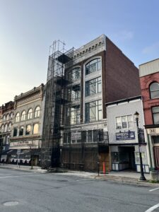 A picture of the future student apartments for Temple Dental students in Downtown Tamaqua.
