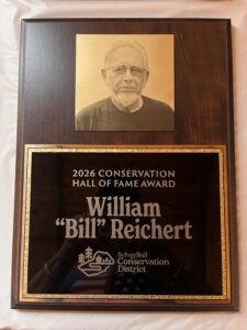 plaque honoring Bill Reichert.