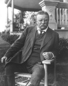 A picture of former President of the United States, Theodore Roosevelt.