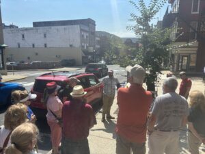 recent Civil War Walking Tour in Downtown Pottsville.