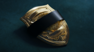 black band on a police badge
