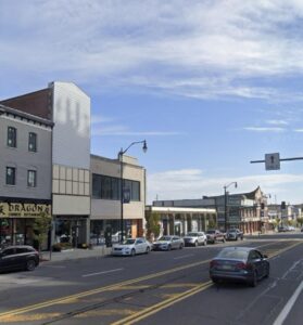 Broad Street in downtown Hazleton.