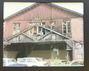former 1851 Reading Railroad Depot on East Union Street in downtown Pottsville before it was revitalized.