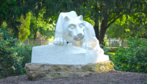 A picture of the Penn State Nittany Lion.