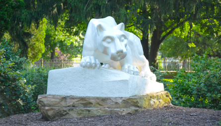 A picture of the Penn State Nittany Lion.