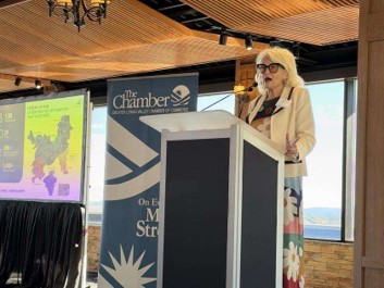 A picture at the 2026 Carbon Chamber State of the County event.