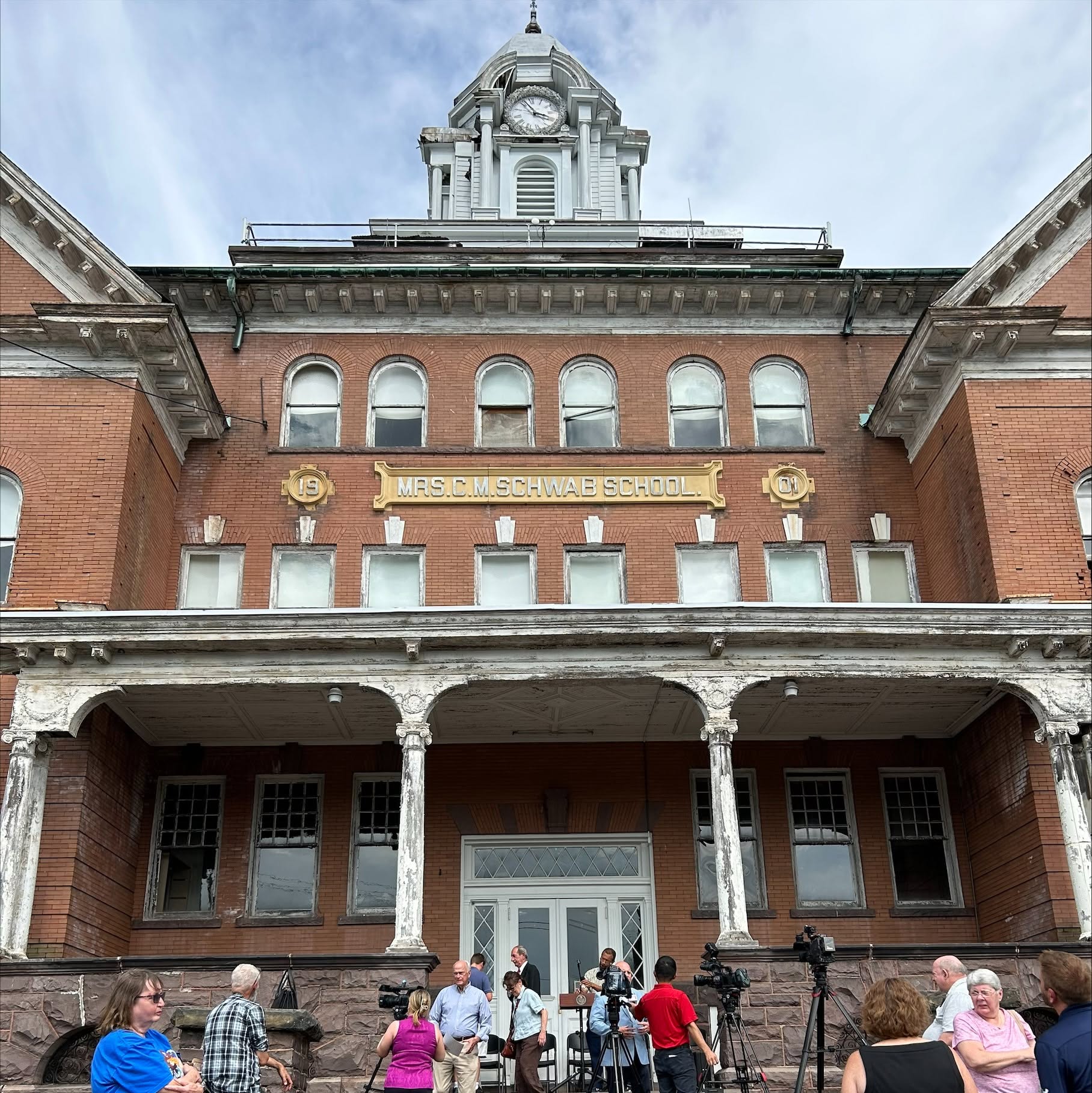 historic Mrs. C.M. Schwab School in Weatherly.